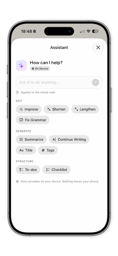 The Drypoint AI writing assistant